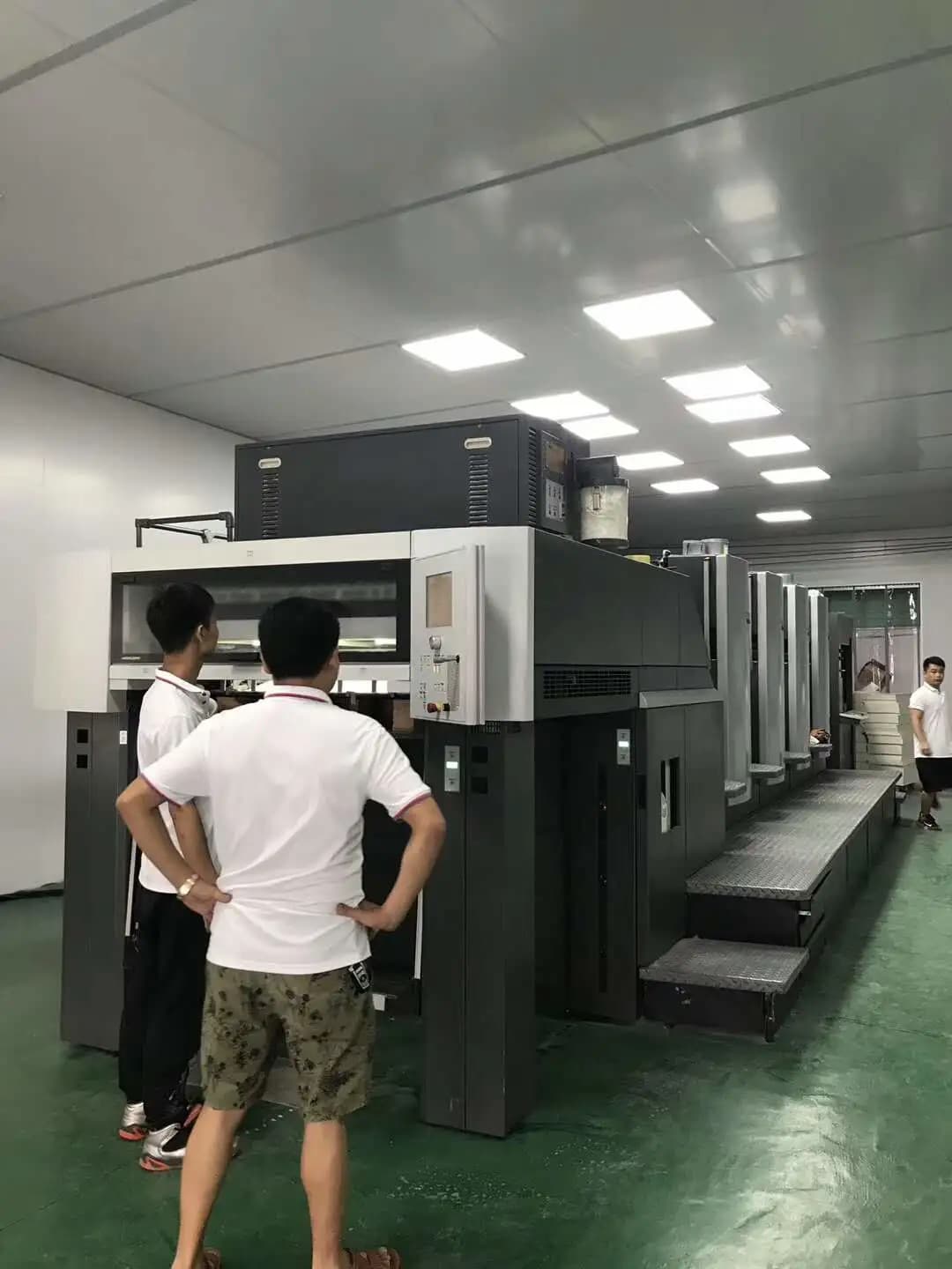 印刷团队现场